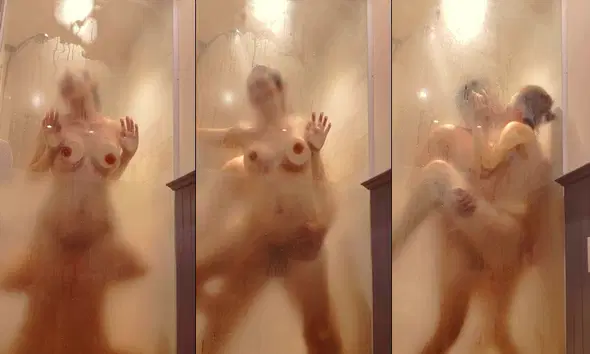 Làm tình với em gái vú to trong phòng tắm mờ mờ ảo ảo mà gây nứng